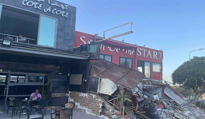 En photos - L’opération anti-terrasse à El Manar 2